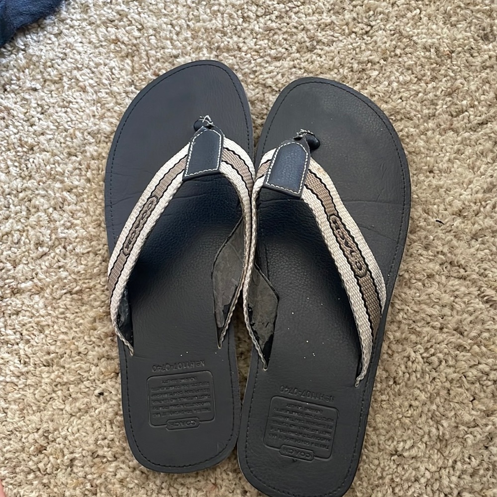 Men’s coach flip flops